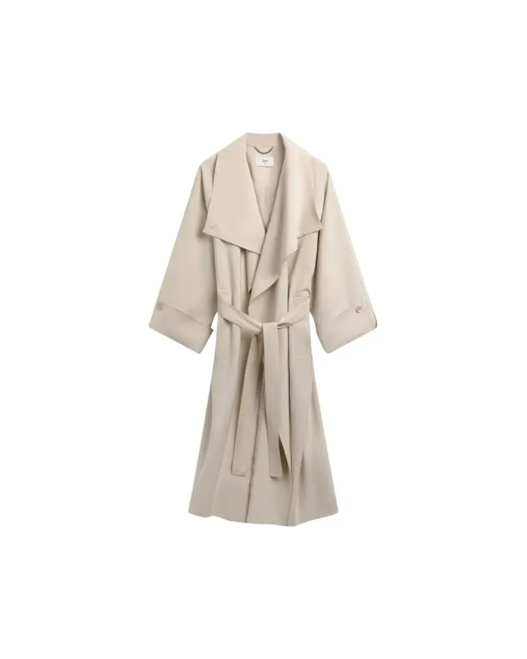 Atari Oversized Trenchcoat - Dove White