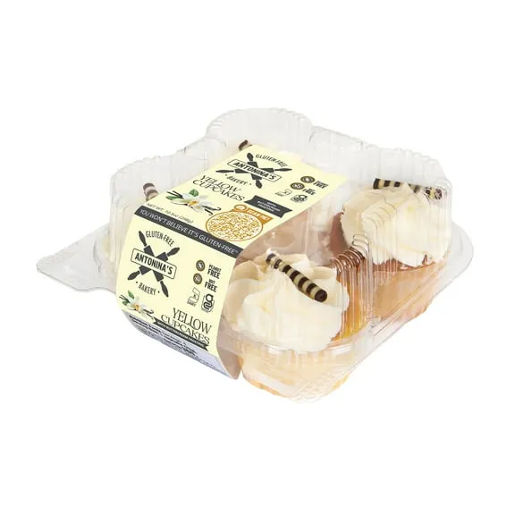 Antonina's Gluten-Free Bakery Yellow Cupcakes with Vanilla Buttercream Frosting, 4 Count, 10.5oz $6.88 65.5 ¢/oz