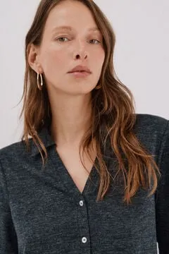 Camisa punto elástico