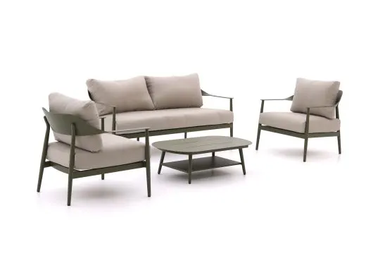 Bellagio Valli stoel-bank loungeset 4-delig