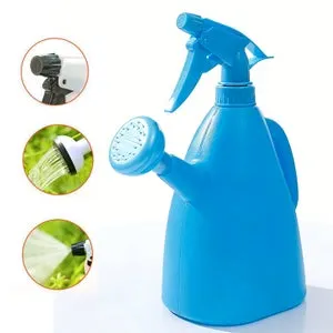 Annaffiatoio + spruzzatore 2 in 1 - Flusso regolabile, 1 litro - Per una facile cura delle piante in vaso, giardinaggio domestico