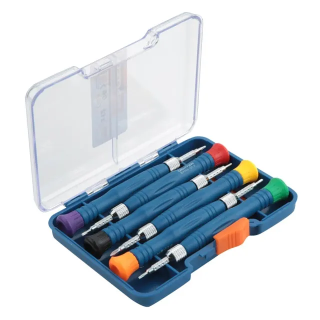 Set di 6 cacciaviti di precisione DEXTER SL, T, TRI-WING, PH