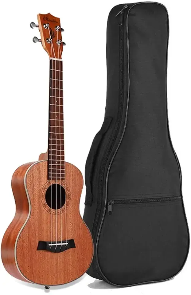 21in Ukulele Case, Waterproof Durable Ukulele Padded Bag with Adjustable Straps for Soprano