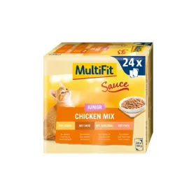 MultiFit Cat Junior mix piletina u umaku Multipack 24x100 g