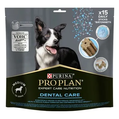 PURINA PRO PLAN 12 / 14 kg + friandises Dental Care 345 / 426 g offertes !
