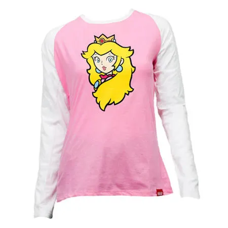 Super Mario™ - Adult Princess Peach™ Raglan T-Shirt