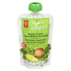 Apple, Green Vegetables & Avocado Strained Baby Food