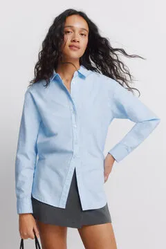 Camisa Oxford algodón