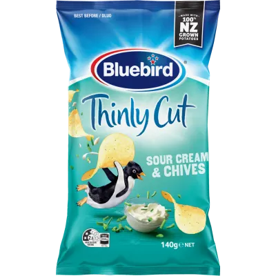 Bluebird Thinly Cut Sour Cream & Chives Potato Chips