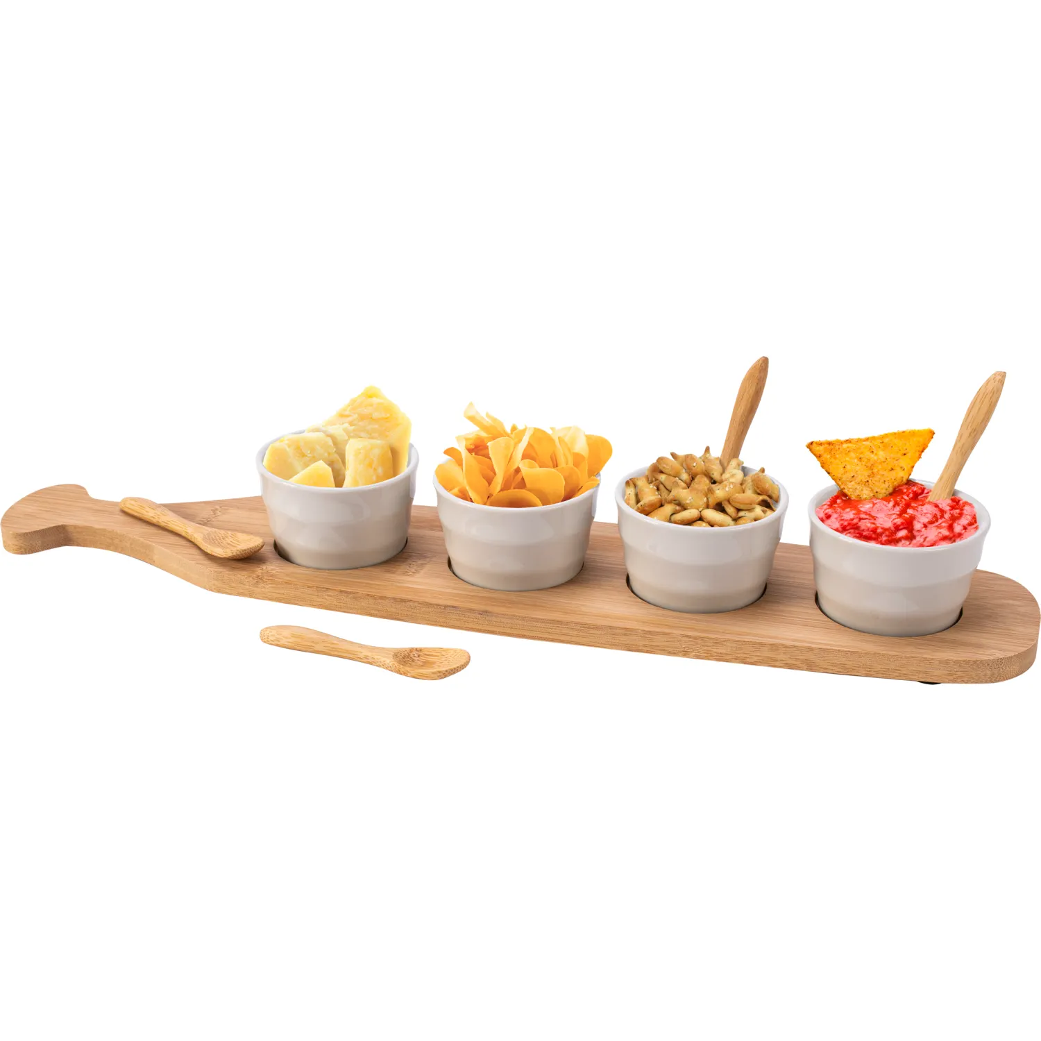 Antipastiera 4 ciotole con cucchiaini