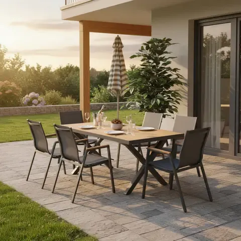 Juego de Comedor para Exterior Munich 6 Personas