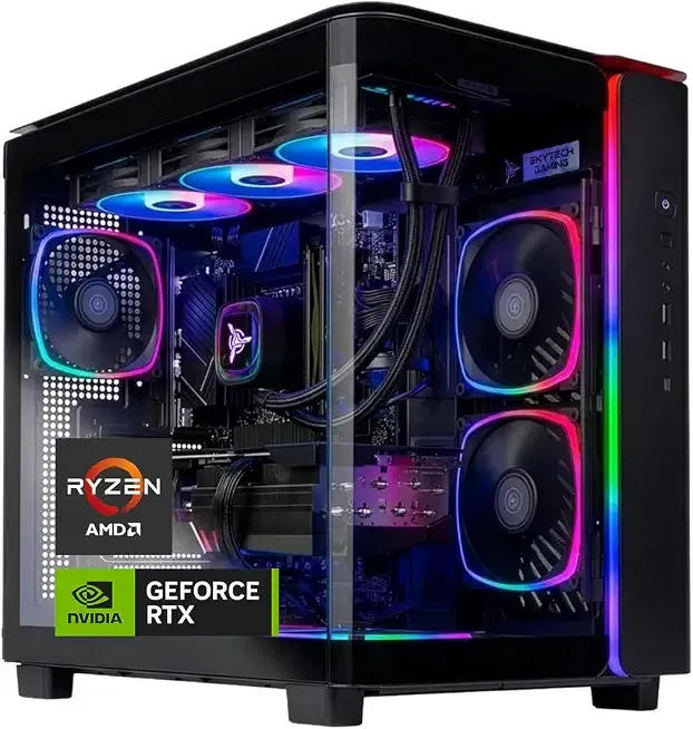 Skytech Gaming PC Desktop, Ryzen 7 9850X3D, RTX 5080, 32GB RAM, 2TB SSD