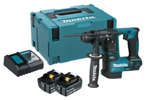 Martello tassellatore a batteria MAKITA DHR171RTJ 18 V con valigetta in plastica impilabile