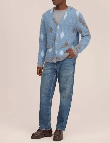 Chris Cardigan 60077 Light Grey Multi
