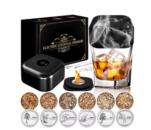 Electric Cocktail Smoker Kit - Square
