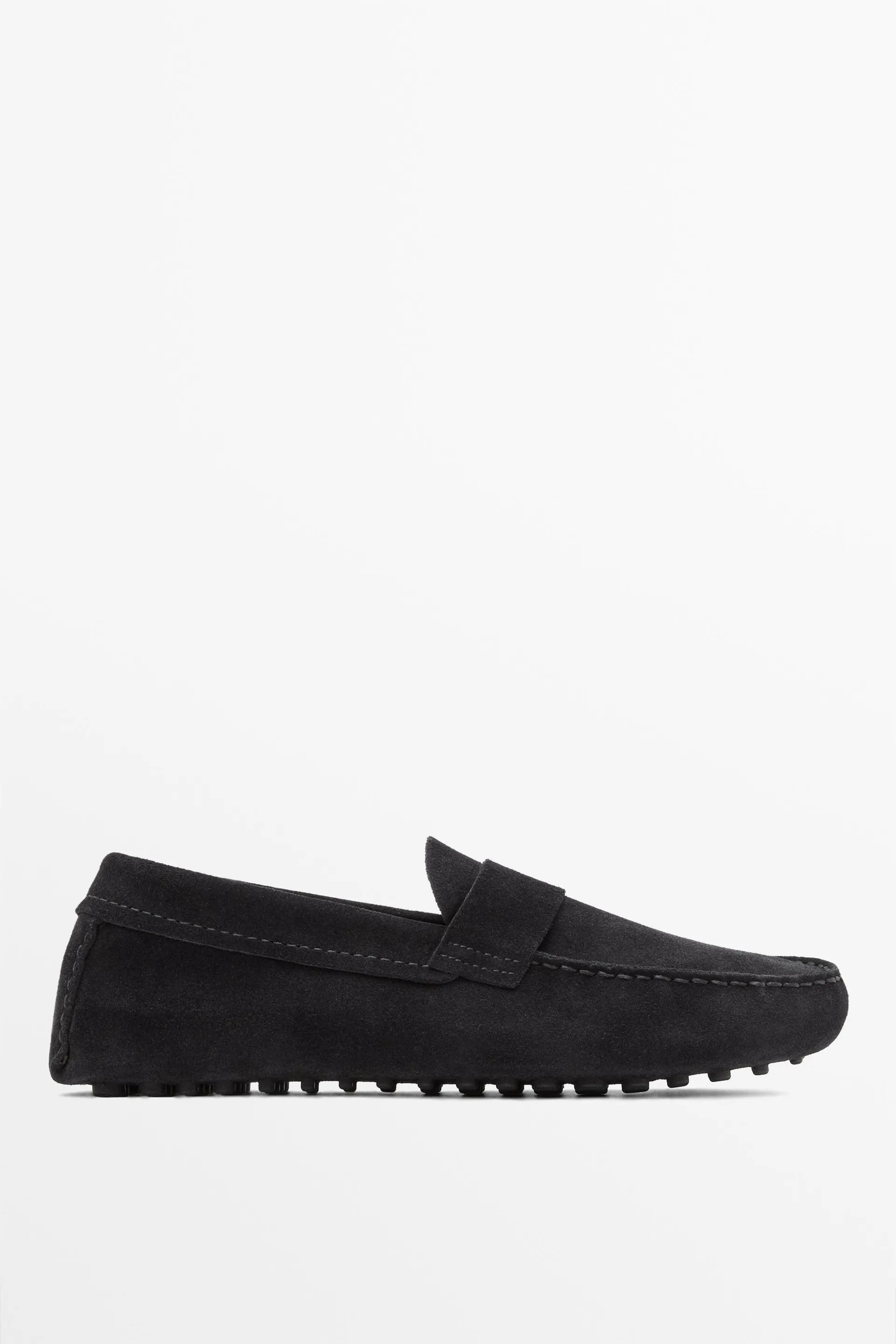 Zachte leren ziowa loafers met wreefband