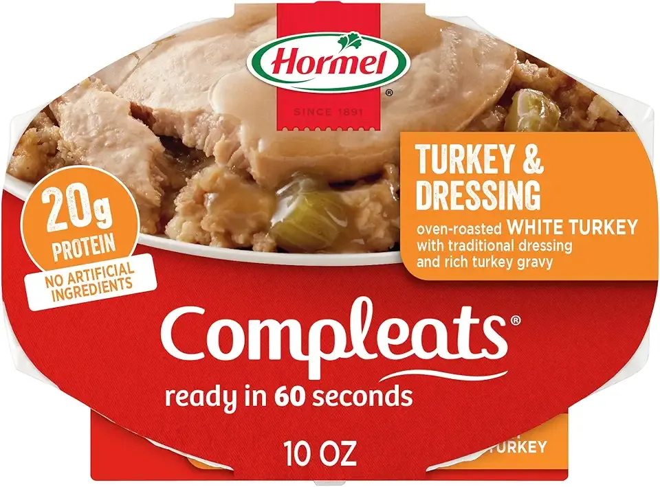 HORMEL COMPLEATS Turkey & Dressing Microwave Tray, 10 oz. (6 Pack)