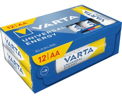 Univerzální baterie Varta 1,5 V AA, 12 ks