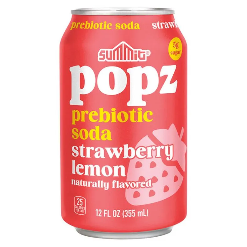 Summit Strawberry Lemon Prebiotic Soda