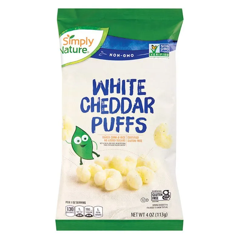 Simply Nature White Cheddar Puffs