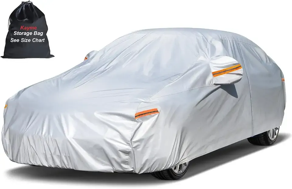 Kayme Sedan Car Cover See Vehicle Size Chart for Accurate Fit, Size A4