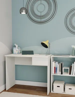 Mesa de escritorio EKO de 75x90x50cm blanco