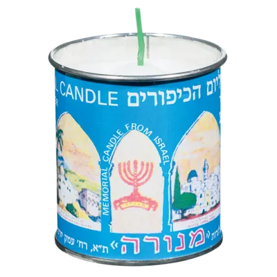 Kosher Memorial Candles Tin