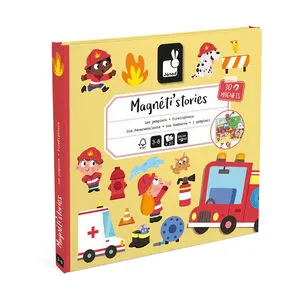 Livre Magneti'stories les pompiers