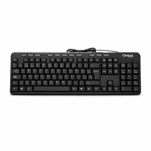 Teclado Multimedia K227 Con Cable Usb Global