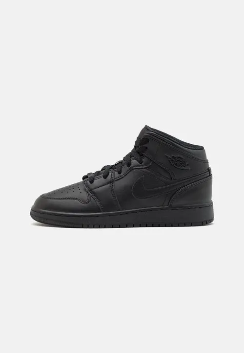 AIR 1 MID UNISEX - Basketballsko - black