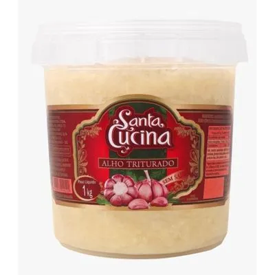 alho triturado sem sal santa cucina 1,01kg