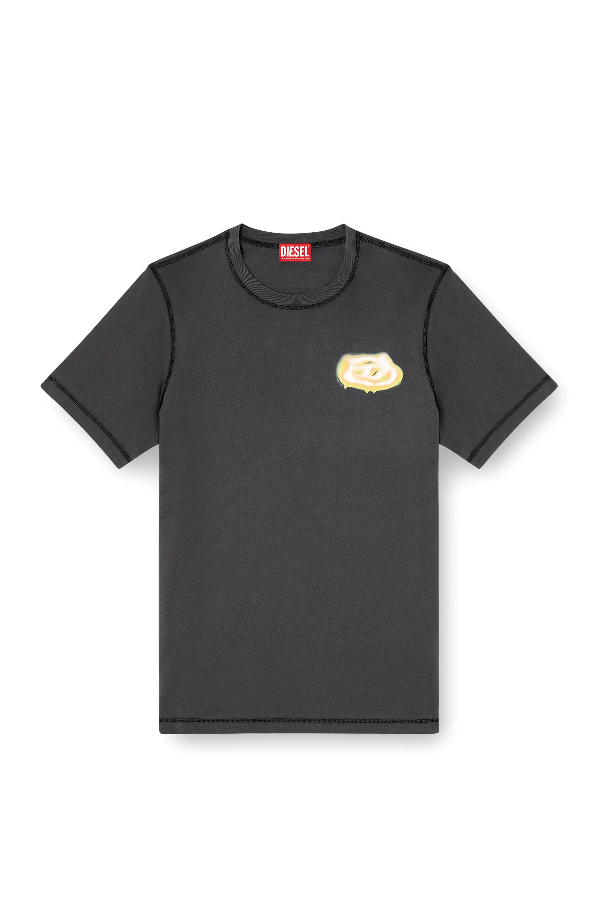 T-shirt with Oval D logo print