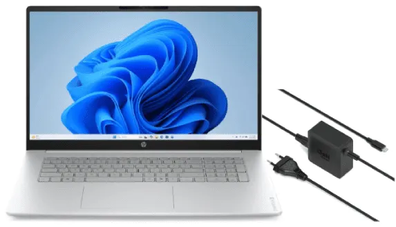 17-dp0030nf - 17.3" FHD R5-130 24Go 512o W11 + Chargeur secteur USB-C 65W - 2m