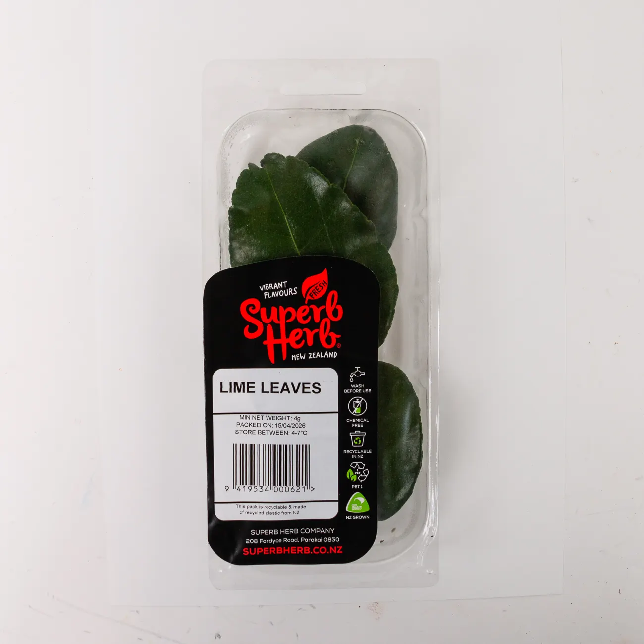 superb herbs kaffir lime pp 4g