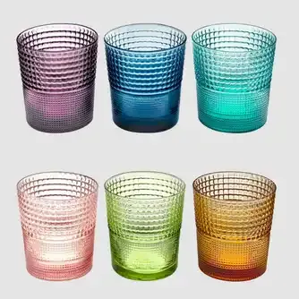 IVV Speedy Handmade Glass Tumbler 280ml Set 6