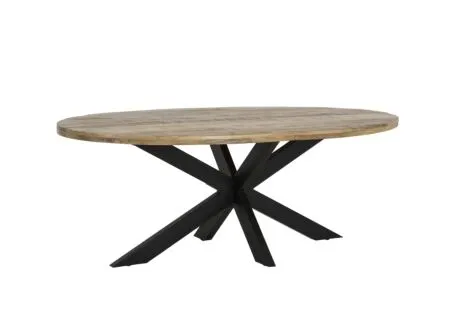 Tafel Andaman 220x110cm - mango massief - naturel