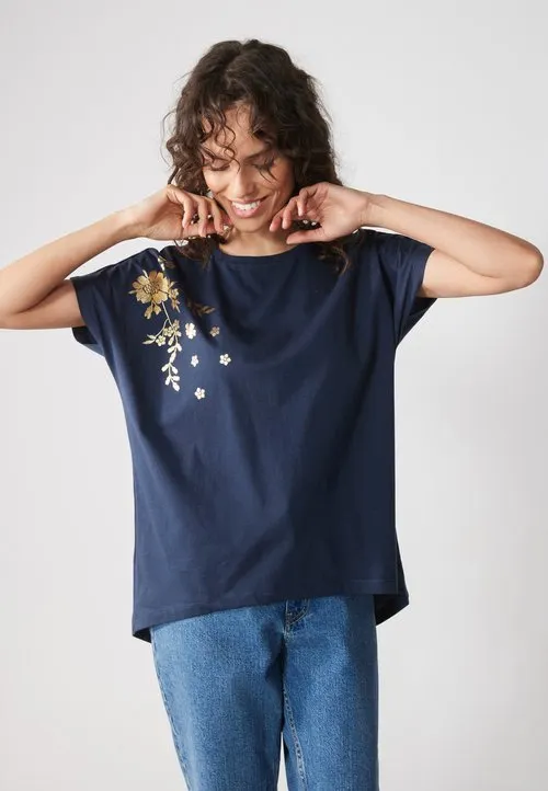 T-shirts med print - dark blue