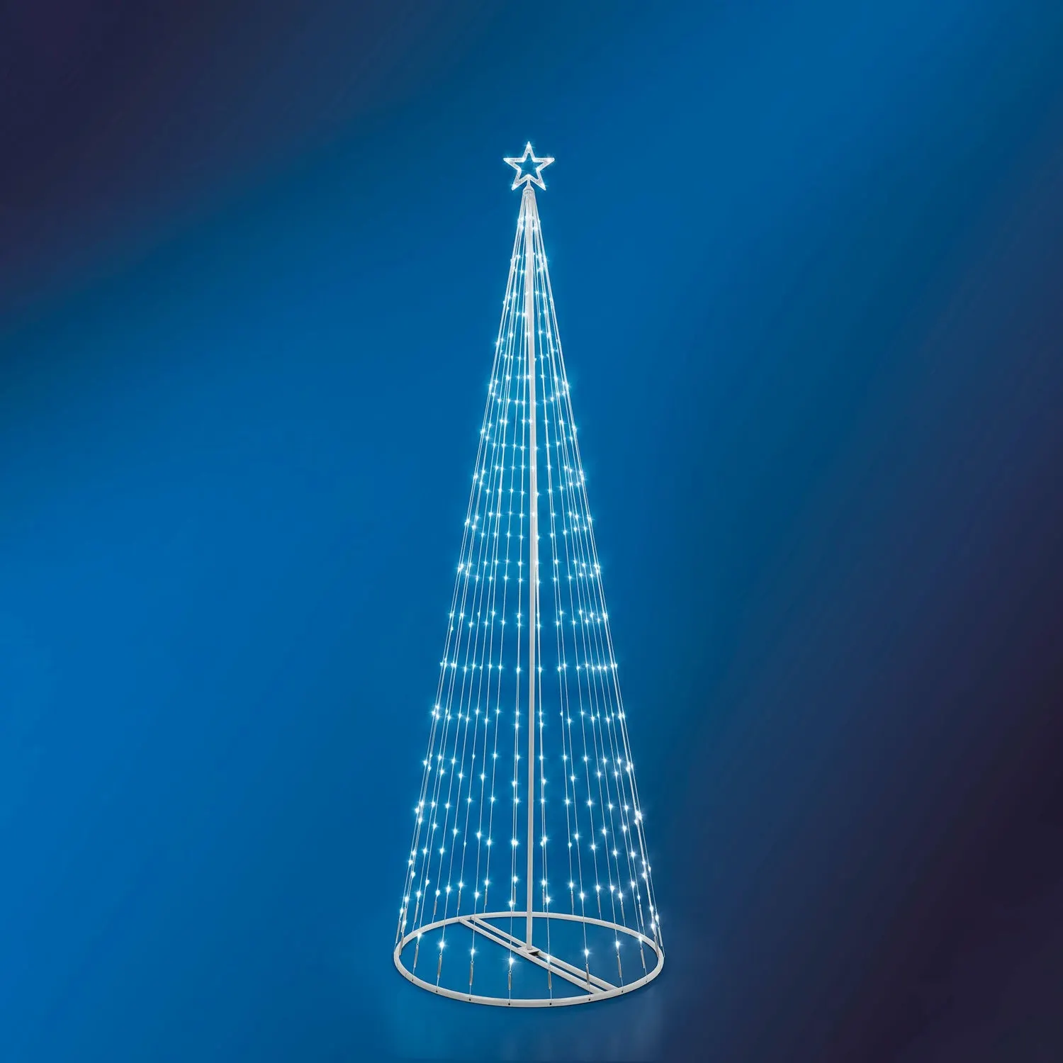 Albero di Natale Luminoso 274 Led Bianco Freddo