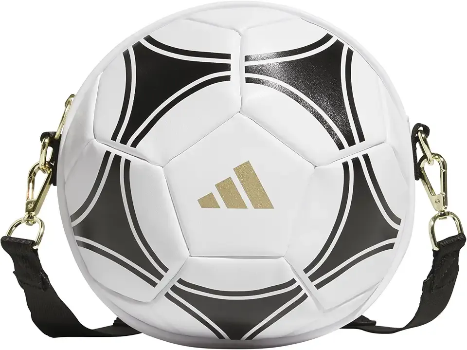 Soccer Ball Shaped Bag | Adjustable Strap, Secure Zip Pockets, Hands-Free Carry, Lightweight, Everyday & Game-Day Ready