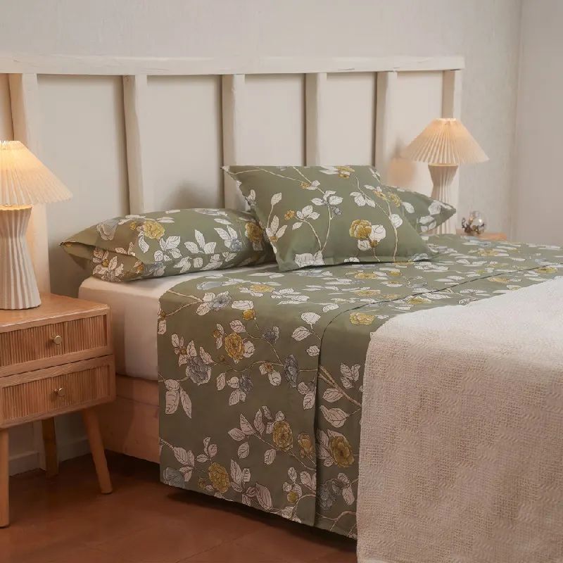 Juego de sábanas 100% Algodón 3 piezas - Prades