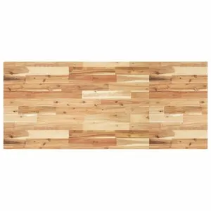 Maison Exclusive - Tablero escritorio madera maciza acacia sin tratar 140x60x4 cm