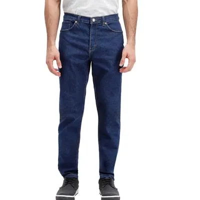 Jeans Hummo Hombre Rectos Costura Al Contraste