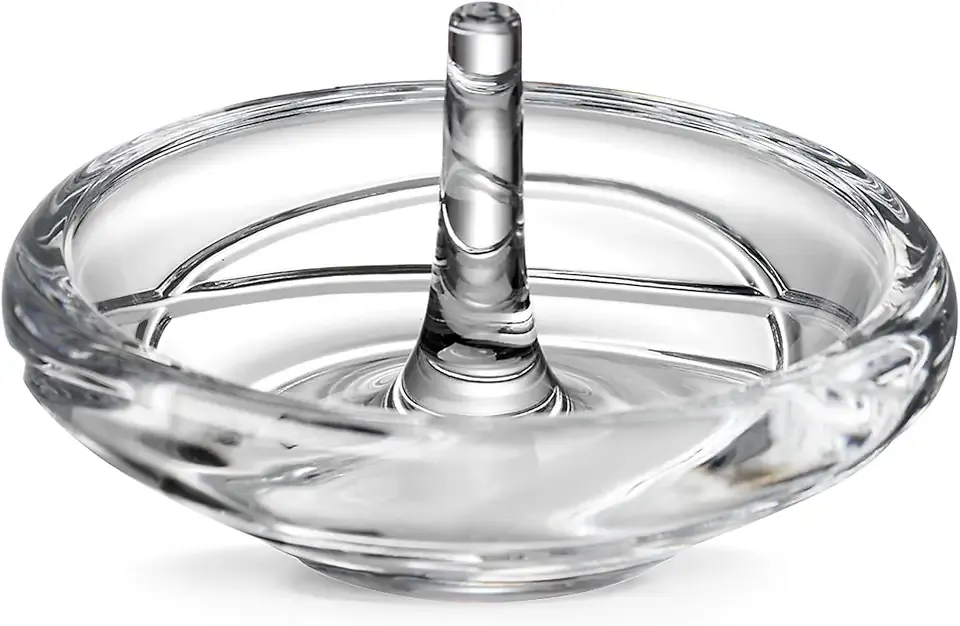 Lenox 837370 Adorn Crystal Ring Holder, 0.5 LB, Clear