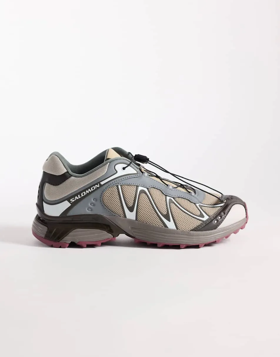 Salomon XT-Whisper trainers in tan and sage