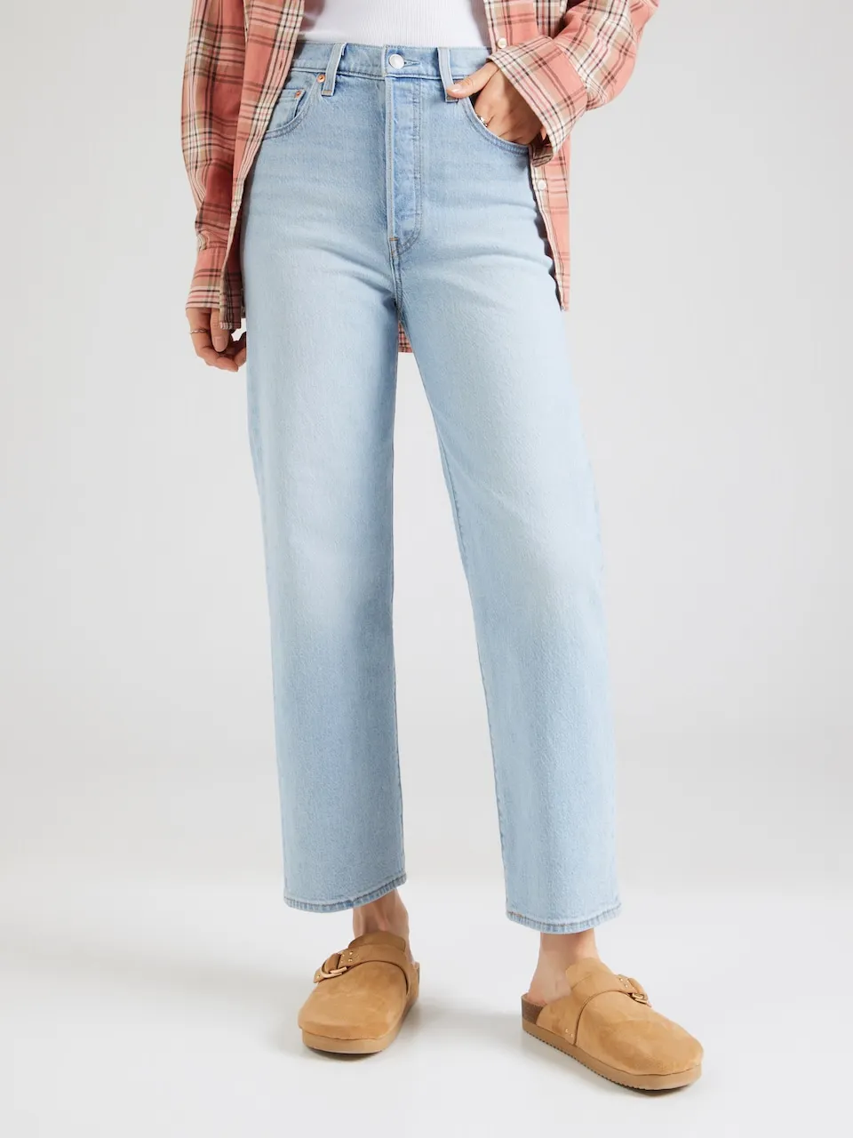 Regular Jeans 'Ribcage Straight Ankle Jeans'