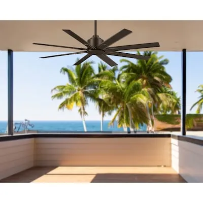 Calera 52-in Bronze Uncovered Outdoor Ceiling Fan Without Light Chain