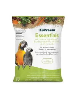 Zupreem Essentials Medium&Large Birds - Vogelvoer - 7.5 kg