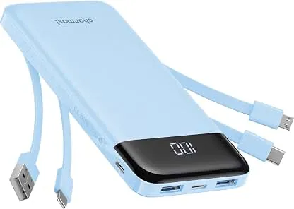 charmast Portable Charger with Reinforced Built-in 4 Cables,1…