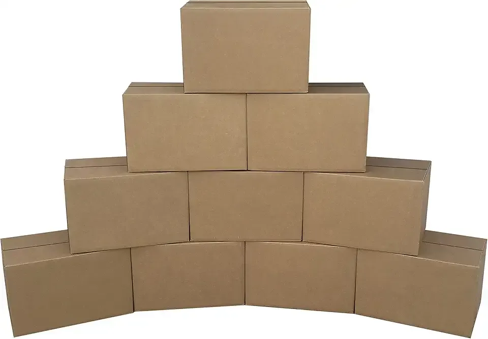uBoxes Moving Boxes Bundle of 16"x10"x10" (Small Boxes - Pack of 10)