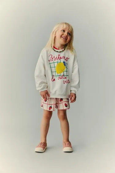 CASA LAWA X ZARA KIDS PRINTED SWEATSHIRT